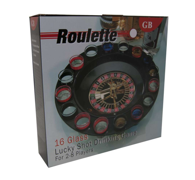 Алкоигра Рулетка 16 рюмок