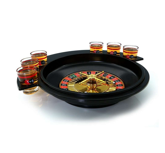 Алкоигра Рулетка 6 рюмок