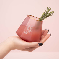 Бокал "Грешу ярко" розовый бриллиант, русский