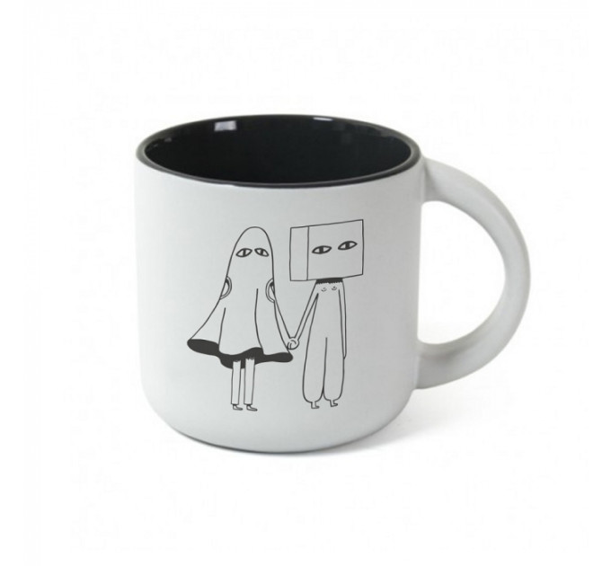 Чашка Trick or treat. Чорна