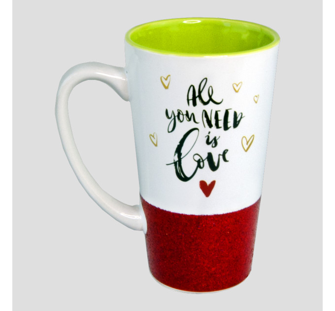 Чашка для латте Любов (червона)