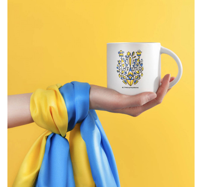 Чашка Герб Украины. Синяя