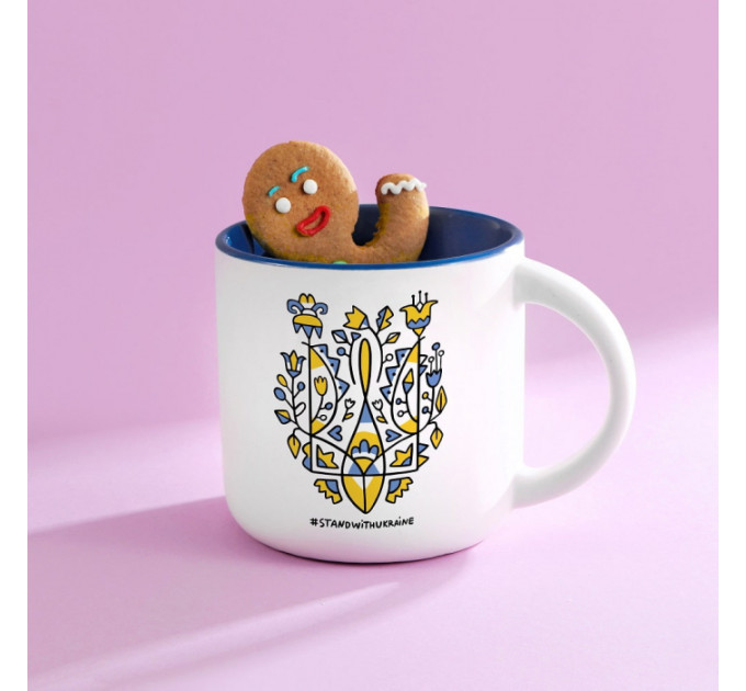 Чашка Герб Украины. Синяя