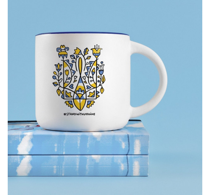 Чашка Герб Украины. Синяя