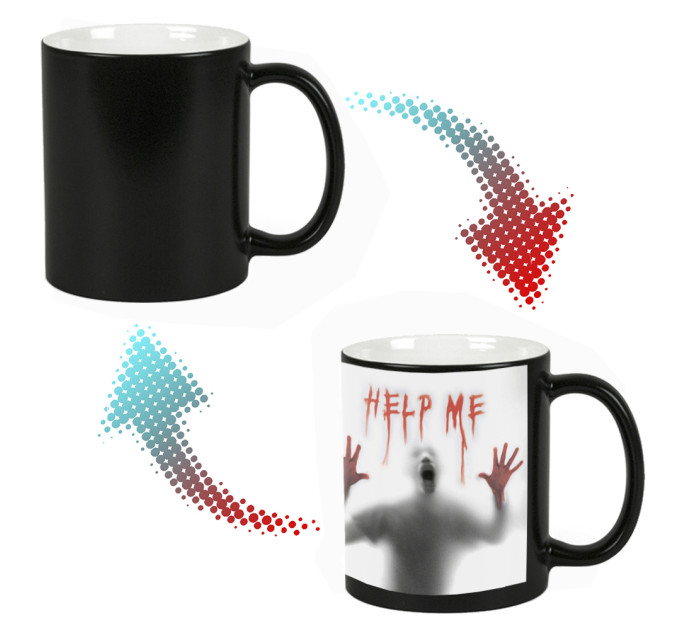 Чашка хамелеон 66001 Help me