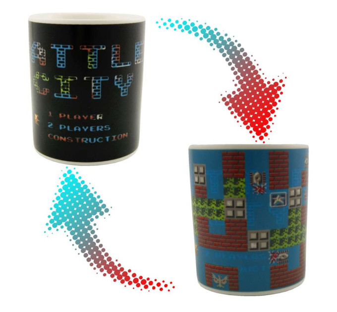 Чашка хамелеон BATTLE CITY