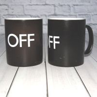 Чашка хамелеон ON OFF (уцінка) Чашка хамелеон ON OFF (уцінка)