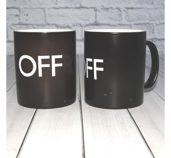 Чашка хамелеон ON OFF (уцінка)