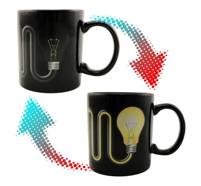 Чашка хамелеон Лампочка с проводом 9009-5