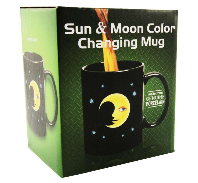 Чашка хамелеон Солнце и Луна