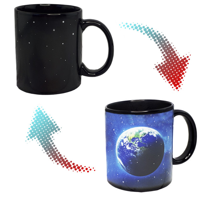 Чашка хамелеон Земля