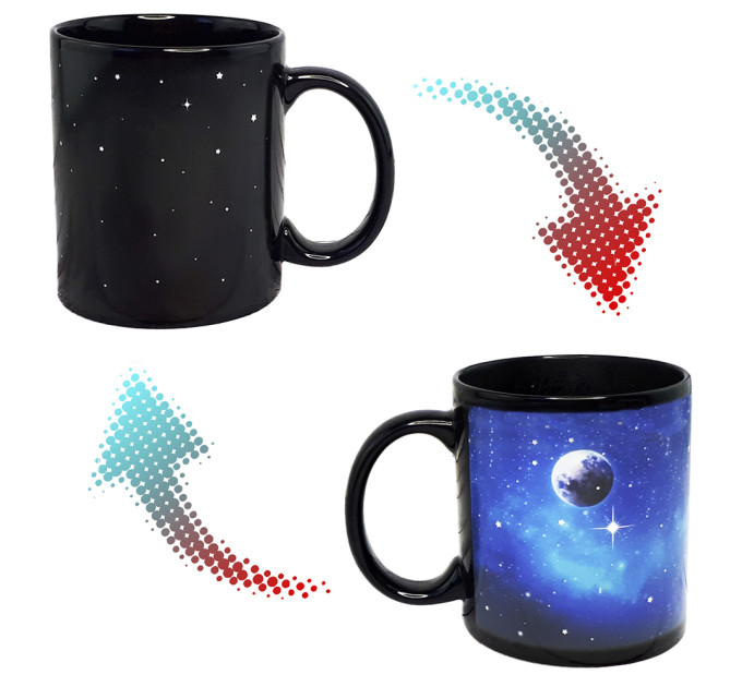 Чашка хамелеон Земля