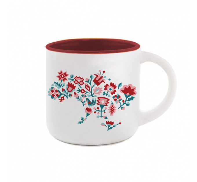 Чашка Карта. Красная