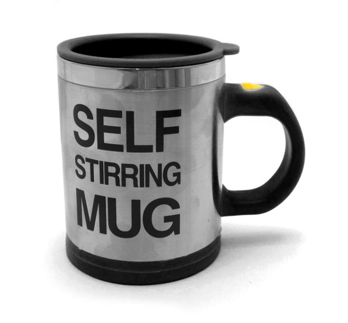 Чашка мешалка для кофе черная