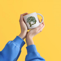 Чашка Непокоренная. Желтая