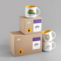 Чашка Остров Змеиный. Желтая