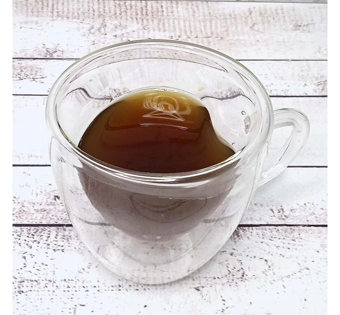 Чашка с двойными стенками Сердце 180 ml