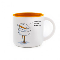 Чашка с Гусем Абажаю. Оранж