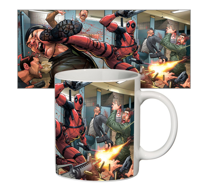 Чашка з принтом 63307 Дедпул #1