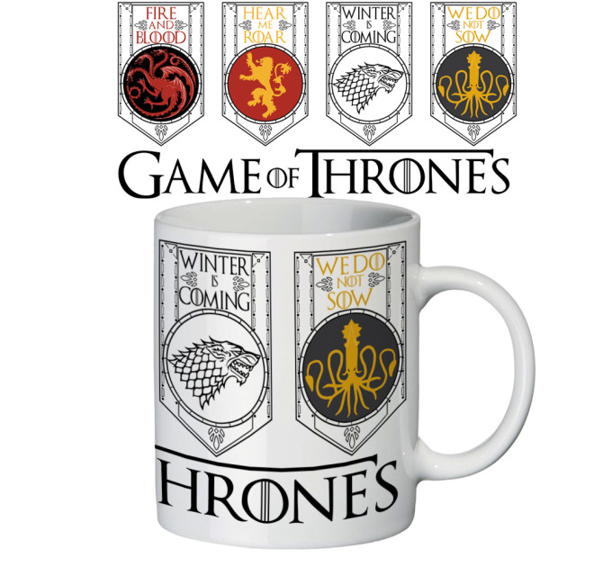 Чашка с принтом 63310 Игра Престолов
