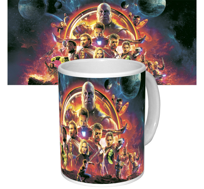Чашка с принтом 63311 Империя Марвел
