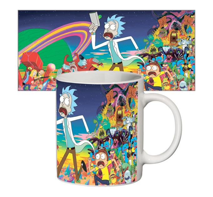 Чашка с принтом 63404 Rick and Morty #1