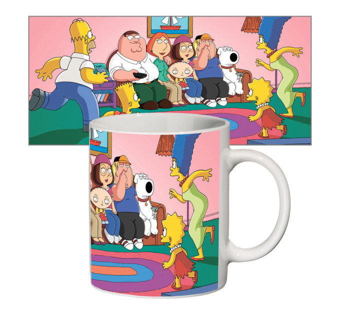 Чашка с принтом 63412 Симпсоны #2