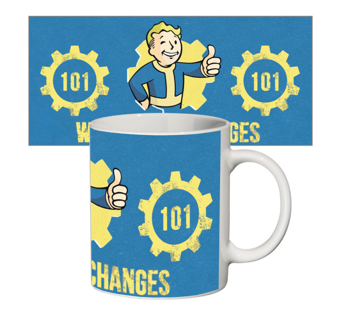 Чашка з принтом 63502 Fallout