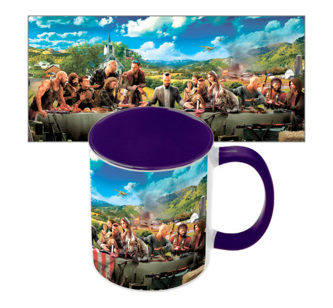 Чашка с принтом 63503 Far Cry (синяя)