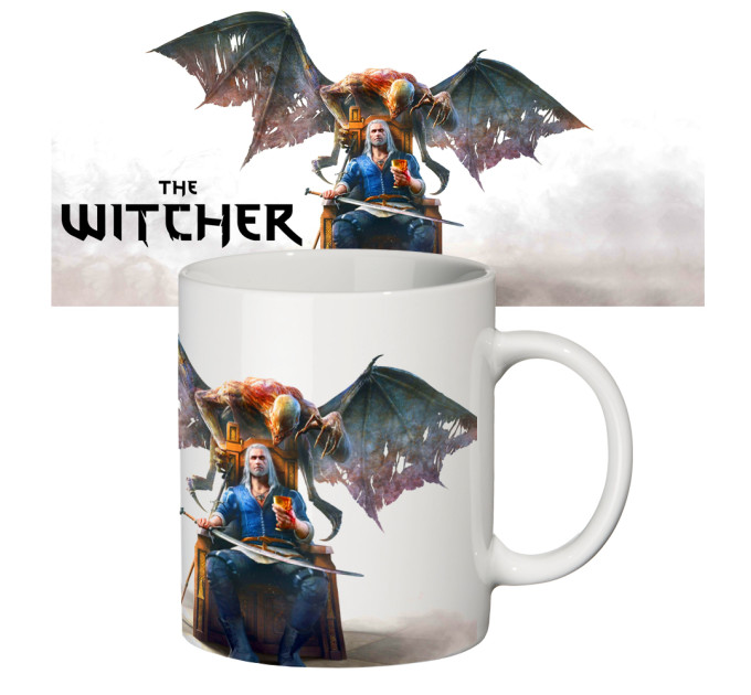 Чашка з принтом 63505 Відьмак