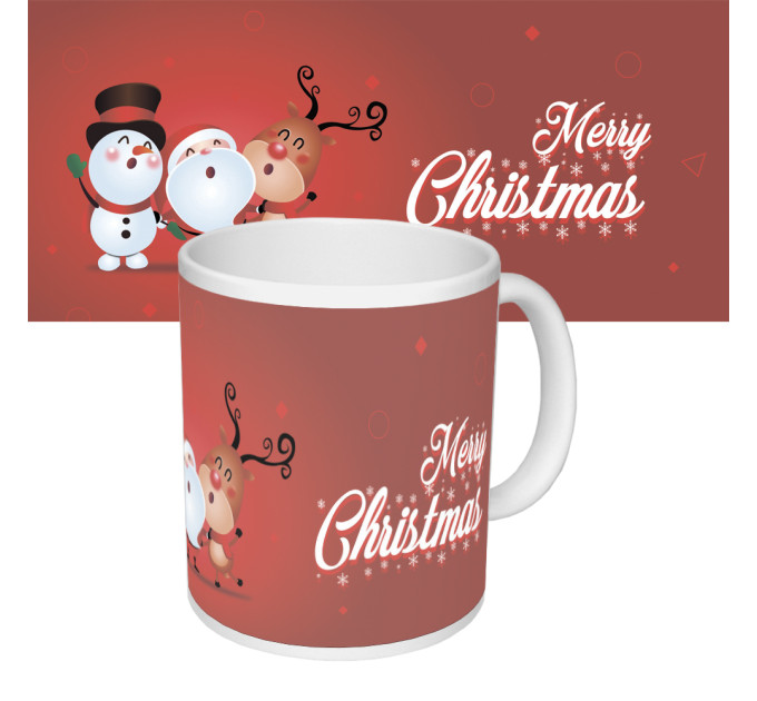 Чашка з принтом 63606 Веселого Різдва