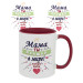 Чашка з принтом 64201 Найкраща мама (червона)