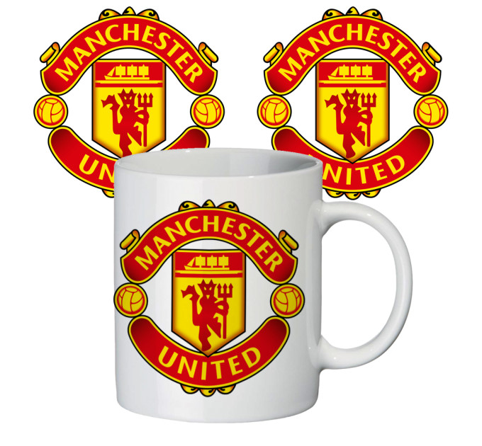 Чашка с принтом 65405 ФК Манчестер Юнайтед