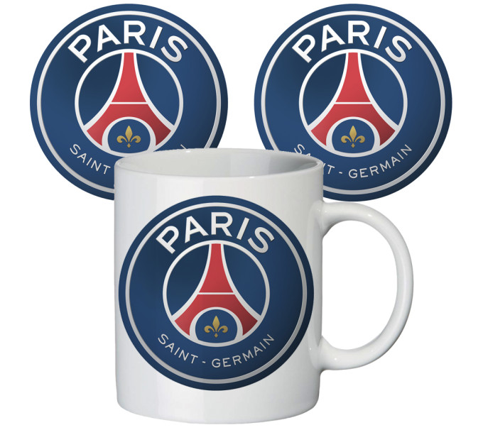 Чашка с принтом 65406 ФК ПСЖ