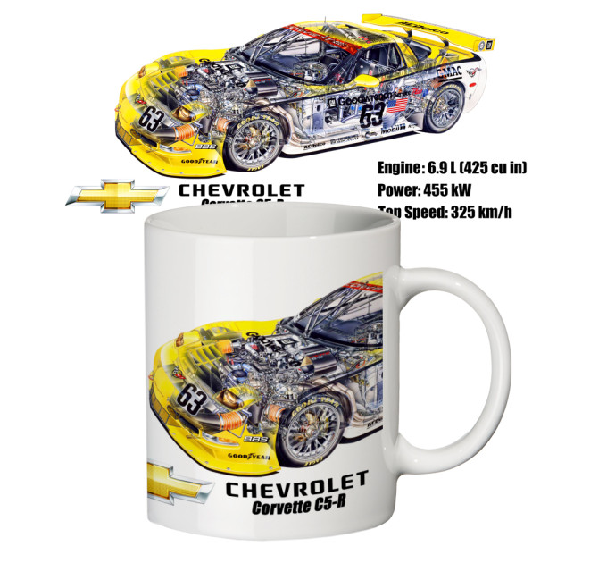 Чашка з принтом 65502 Chevrolet