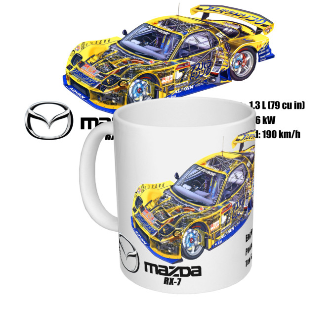 Чашка с принтом 65504 Mazda