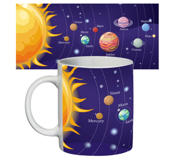 Чашка с принтом 65605 Солнечная система