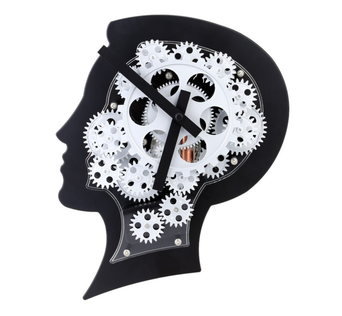 Часы Gear Clock Голова