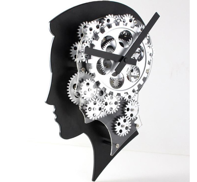 Часы Gear Clock Голова
