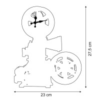 Часы Gear Clock Кинопроектор (золотой)