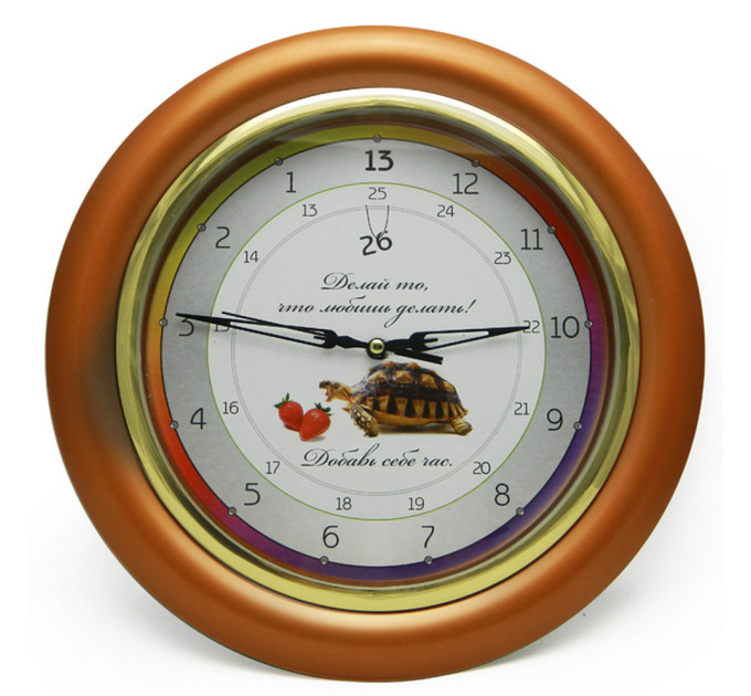Годинник іде у зворотний бік Додай собі годину (бронзову)