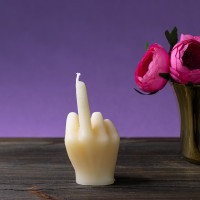 Декоративная свеча фигурная  F*ck 12919 (шампань)