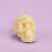 Декоративная свеча фигурная Череп 13018 (шампань)