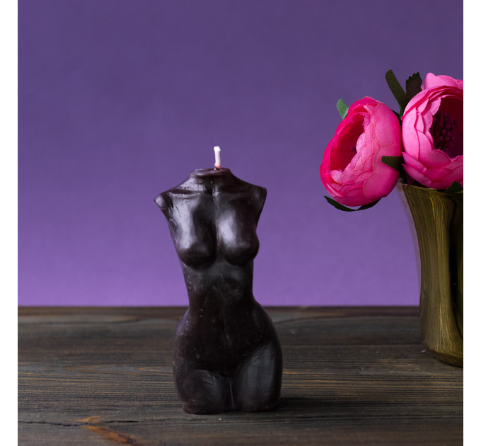 Декоративная свеча фигурная силуэт Женщины 12922 (шоколадная)