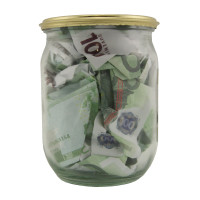 Денежный подарок Евро закуска