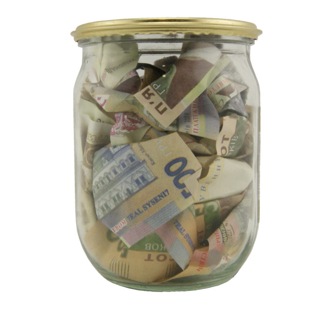 Денежный подарок Грошi на сало