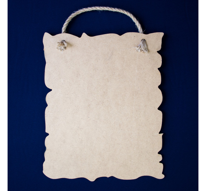 Деревянный постер ПРАВИЛА НАШОГО ДОМУ