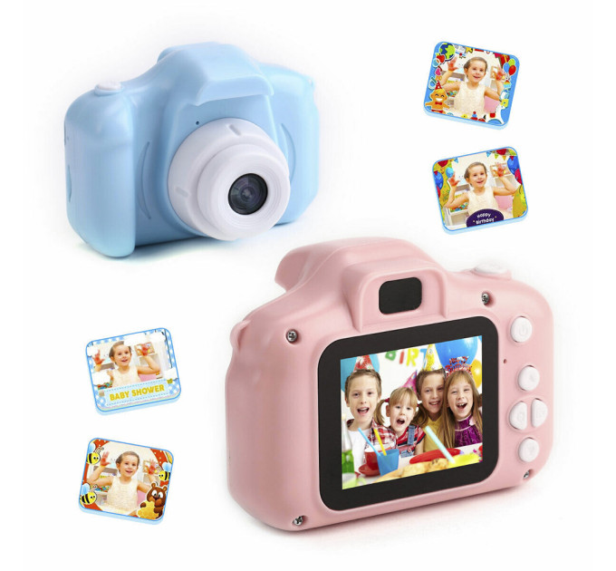 Детский цифровой фотоаппарат Kids Camera (голубой)