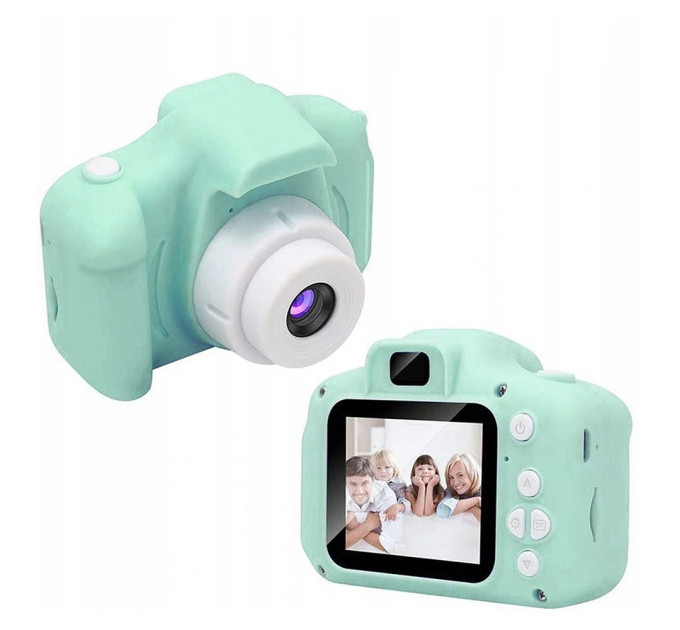 Детский цифровой фотоаппарат Kids Camera (мятный)
