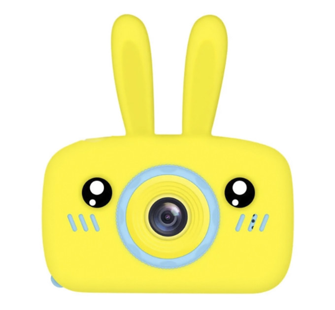 Детский цифровой фотоаппарат Kids Camera Заяц (желтый)